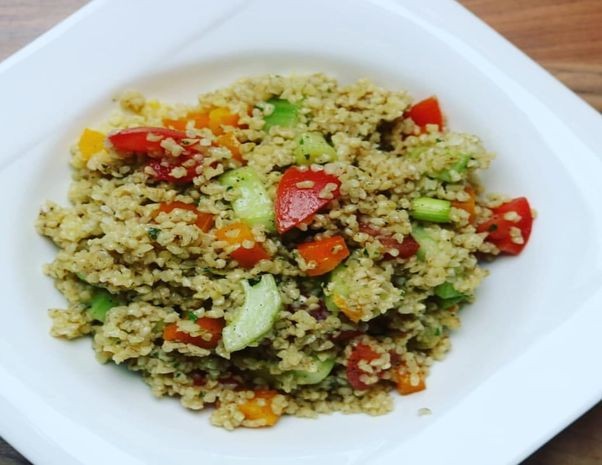 Bunter Bulgur Salat